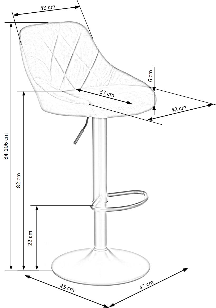 Baro kėdė H-101