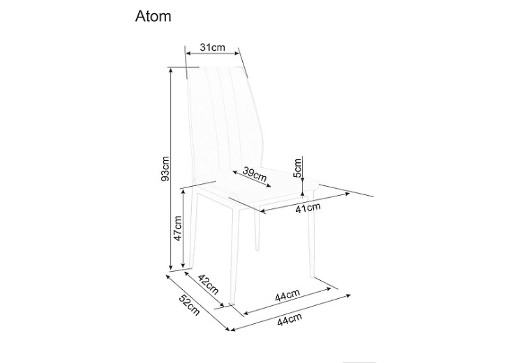 Kėdė ATOM VELVET