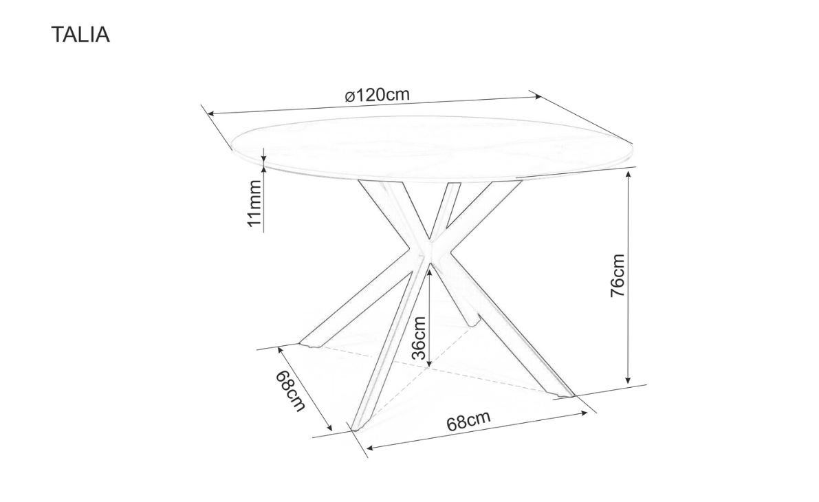 Stalas TALIA 120