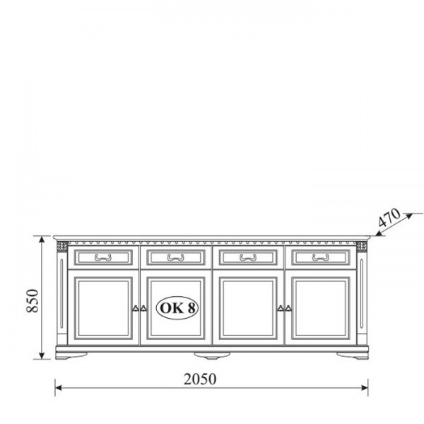 Komoda ORFEUSZ OK-8
