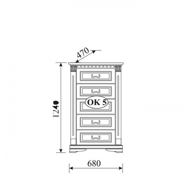 Komoda ORFEUSZ OK 5