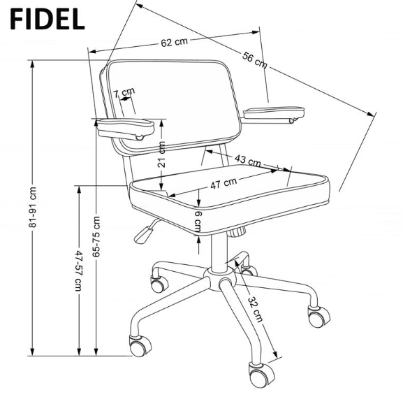 Darbo kėdė FIDEL