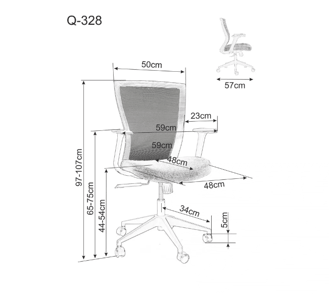 Darbo kėdė Q-328