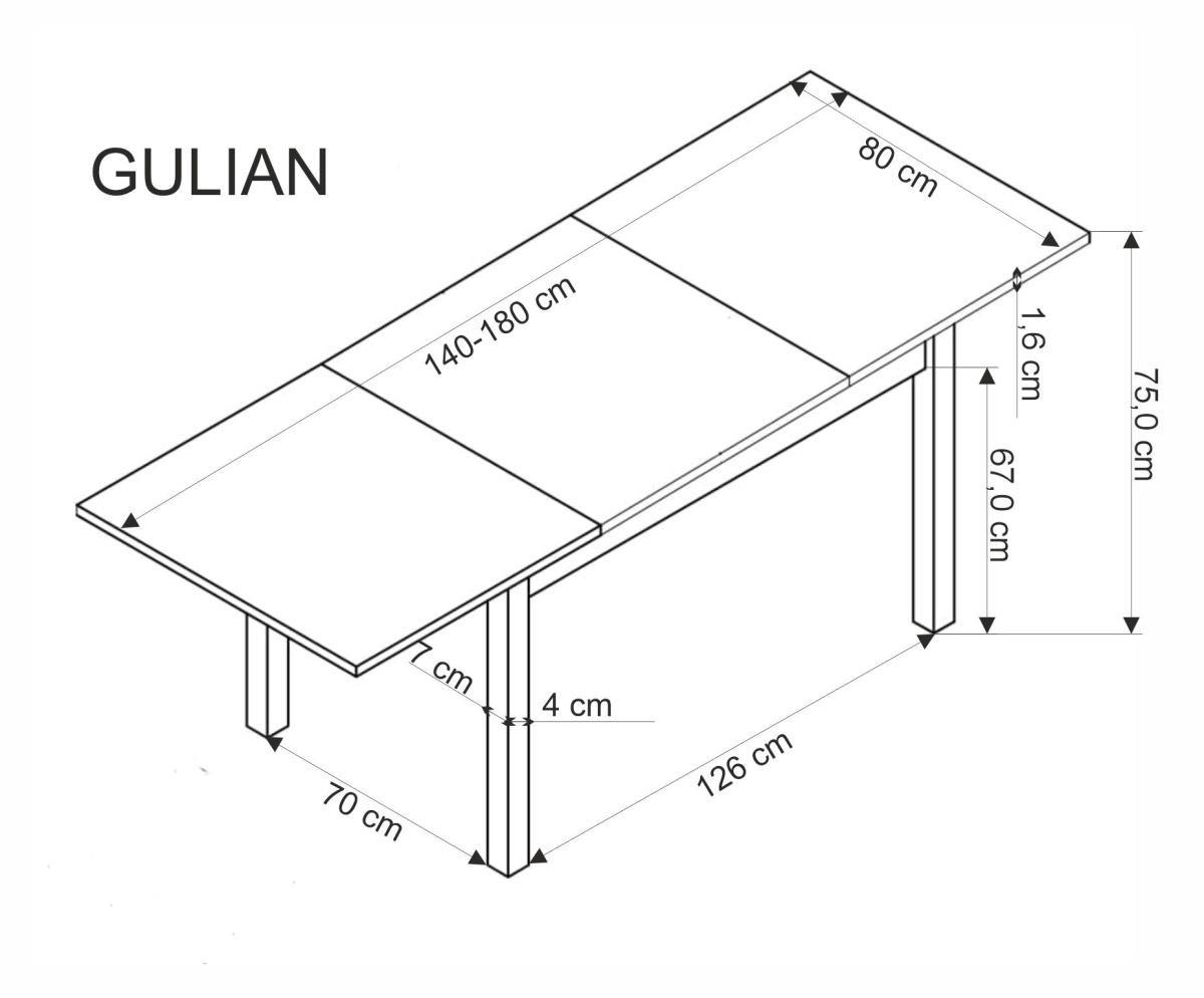 Išskleidžiamas stalas GULIAN