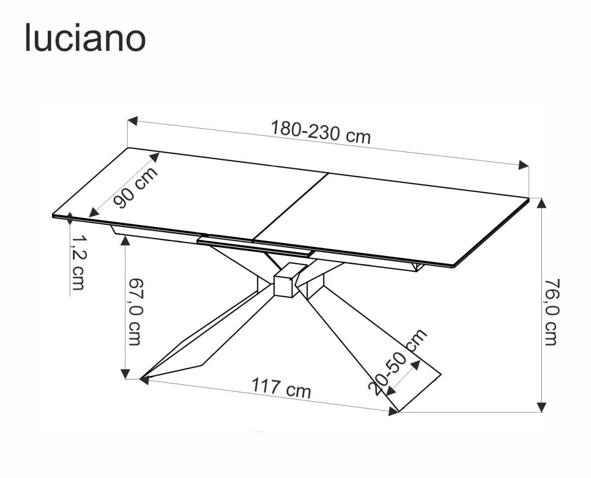 Išskleidžiamas stalas LUCIANO