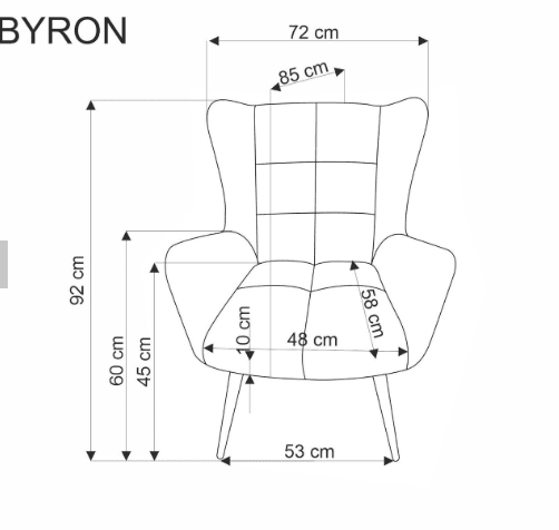 Fotelis BYRON