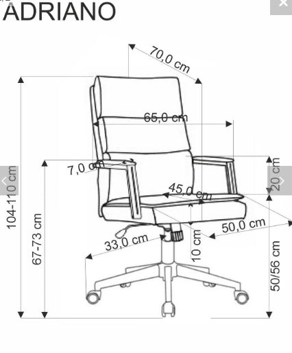 Darbo kėdė ADRIANO