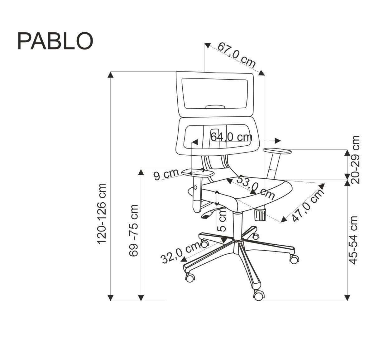 Darbo kėdė PABLO