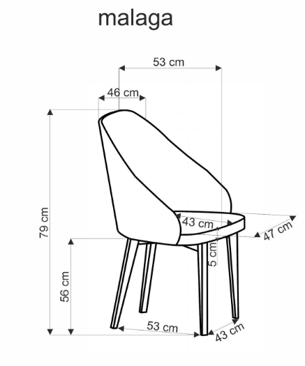 Kėdė MALAGA