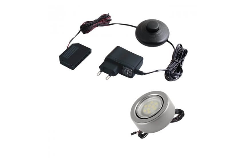 1 LED lemputė + transformatorius, balta šviesa - 2-L-BC-1-0000-01