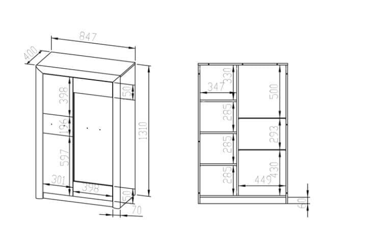 Vitrina CASTEL 06/S